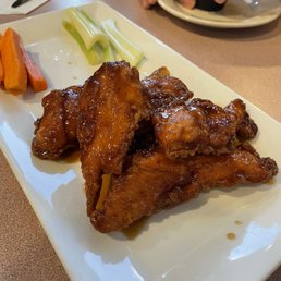 Honey garlic Boneless Wings Honey garlic Boneless Wings