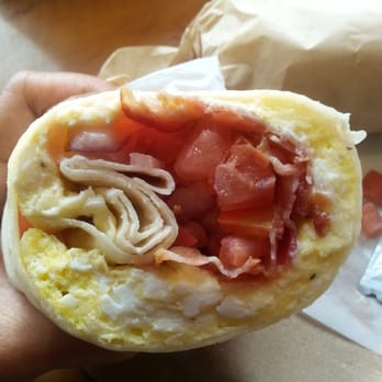 Antigua Coffee Shop - Breakfast burrito with bacon - Coffee & Tea Near Me - San Francisco, California