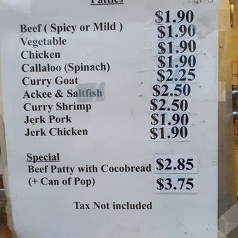 Golden Patty - Menu - Bakeries Near Me - Toronto, Ontario Golden Patty - Menu - Bakeries Near Me - Toronto, Ontario