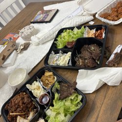 Mama's Kitchen - $45 Marinated Beef Short Ribs(Galbi)  $38 spicy pork