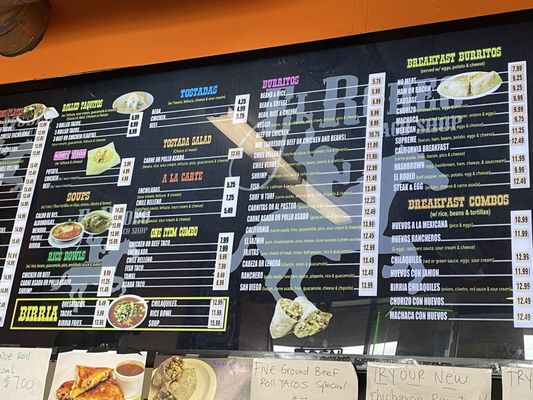 Menu photo 3 El Rodeo Taco Shop San Diego, CA