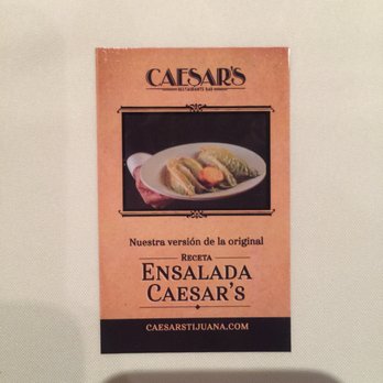 Restaurante Caesar's - Salad Near Me - Tijuana, BCN