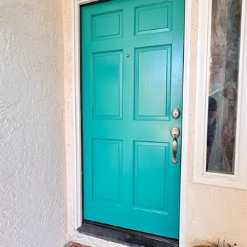 Long Bros Construction - newly painted front door - Painters Near Me - San Diego, California
