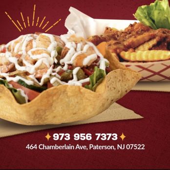 Peps Grill - a chicken salad and fries - American Near Me - Paterson, New Jersey Peps Grill - a chicken salad and fries - American Near Me - Paterson, New Jersey