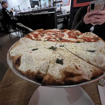 Juliana's - White and Margherita Pizza - Pizza Near Me - Brooklyn, New York