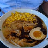 Photo of RakiRaki Ramen & Tsukemen - San Diego, CA, United States. Black garlic oil ramen
