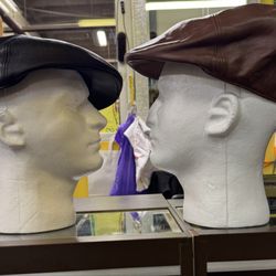 Bailey's 100% leather caps