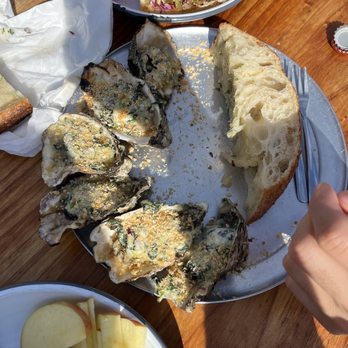 The Marshall Store - Rockefeller oysters - Seafood Near Me - Marshall, California The Marshall Store - Rockefeller oysters - Seafood Near Me - Marshall, California