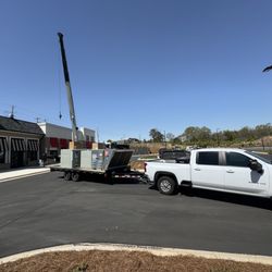 Timber Creek Services - Setting an RTU on the restaurant