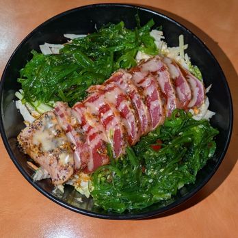 Hong Kong Palace Asian Restaurant - Tuna tataki bowl. So fresh and flavorful! - Chinese Near Me - Forsyth, Georgia Hong Kong Palace Asian Restaurant - Tuna tataki bowl. So fresh and flavorful! - Chinese Near Me - Forsyth, Georgia