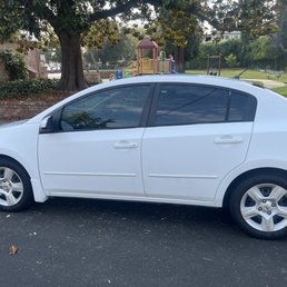 Front and back windows tinted Front and back windows tinted