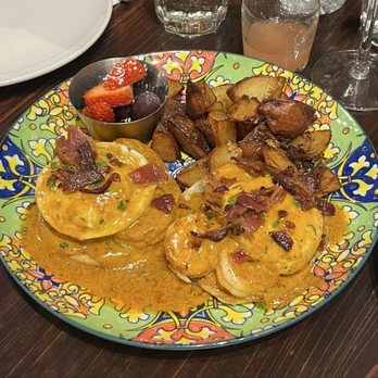 Sangria & Salt - cajun shrimp eggs benedict - Bars Near Me - San Francisco, California Sangria & Salt - cajun shrimp eggs benedict - Bars Near Me - San Francisco, California