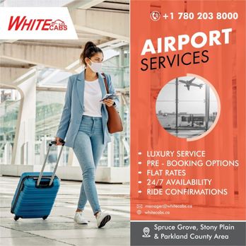 White Cabs - Airport Taxi service - Limos Near Me - Spruce Grove, Alberta White Cabs - Airport Taxi service - Limos Near Me - Spruce Grove, Alberta