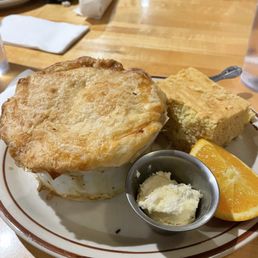 Nellie Bea's Chicken Pot Pie and Corn Bread