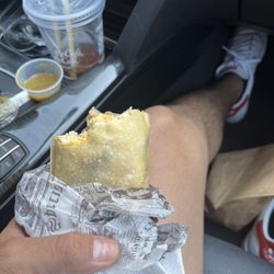 My Morning Brew - Ham and egg burrito