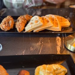 Knock Twice Speakeasy - Chicken and waffles