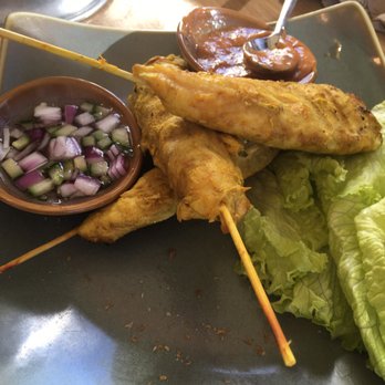 Taste of Thai Express - Chicken satay skewers - Thai Near Me - Ithaca, New York Taste of Thai Express - Chicken satay skewers - Thai Near Me - Ithaca, New York