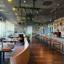 Restaurant indoor seating