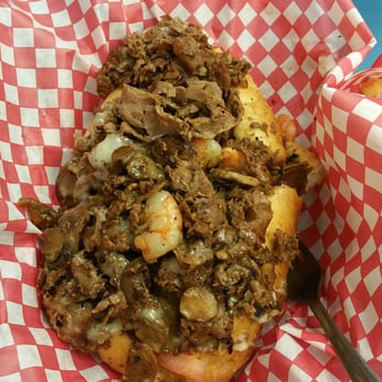 Rick's Cheesesteak Shop - Maryland cheese steak with shrimp and mushrooms! Delicious! - Cheesesteaks Near Me - Williamsburg, Virginia Rick's Cheesesteak Shop - Maryland cheese steak with shrimp and mushrooms! Delicious! - Cheesesteaks Near Me - Williamsburg, Virginia