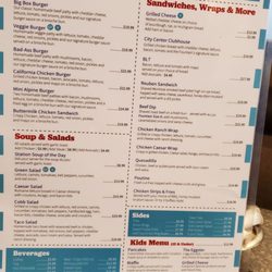 Fountain Diner - Lunch menu