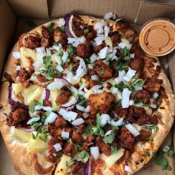 Delicias oaxaqueñas - Pastor Pizza with Chicken - Pizza Near Me - Salem, Oregon Delicias oaxaqueñas - Pastor Pizza with Chicken - Pizza Near Me - Salem, Oregon