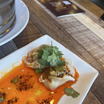 Min's Dumpling House - 13. Spicy Wonton (no spiciness at all) and cilantro? Seriously? - Dim Sum Near Me - Corona, California