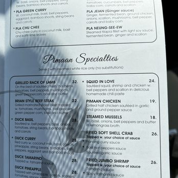 Pimaan Thai Restaurant - Thai Near Me - Emerson, New Jersey