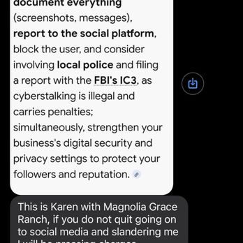 Magnolia Grace Ranch - Karen threatening to sue me - Venues & Event Spaces Near Me - Leonard, Texas Magnolia Grace Ranch - Karen threatening to sue me - Venues & Event Spaces Near Me - Leonard, Texas