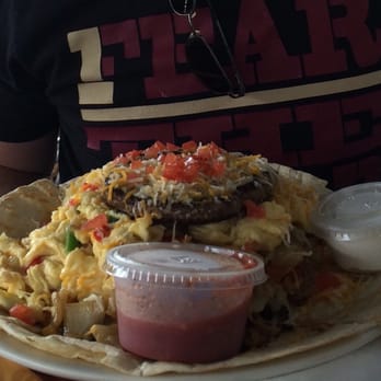 Florida Cracker Kitchen - San Ann Skillet. Huge! Hubby has a big appetite and he's made 3 meals of this. :) - Southern Near Me - Brooksville, Florida