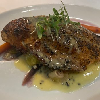 A'Bouzy - Blackened Redfish - Champagne Bars Near Me - Houston, Texas A'Bouzy - Blackened Redfish - Champagne Bars Near Me - Houston, Texas