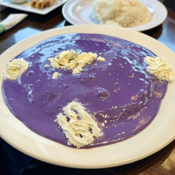 Asian Sizzling Grill - Ube Lava Pancake (IG: @206foodie) - Filipino Near Me - Renton, Washington