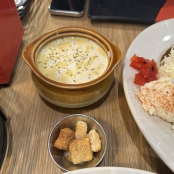 Curry Hyuga - Corn Potage Soup - Japanese Curry Near Me - Cupertino, California