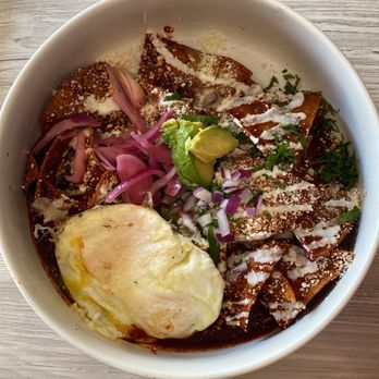 Quiero Brunch - Chilaquiles with red sauce. - Mexican Near Me - Temecula, California