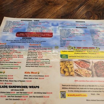 The Jerk Pit - Part of the menu - Caribbean Near Me - College Park, Maryland The Jerk Pit - Part of the menu - Caribbean Near Me - College Park, Maryland