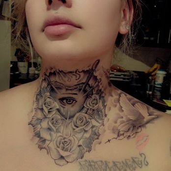 ChestoLBC - Neck Tattoo in the works - Tattoo Near Me ChestoLBC - Neck Tattoo in the works - Tattoo Near Me