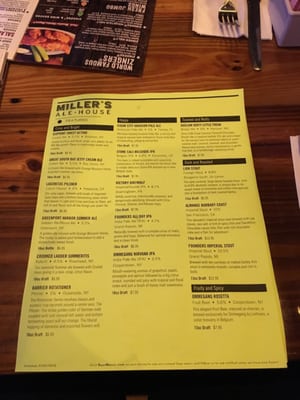 Menu photo 5 Miller's Ale House Lake Grove, NY