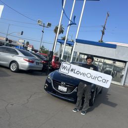 That's the smile of a Very Happy buyer with he's first car and beginning of a great journey on the road. Thank you Mike Flores and Staff. That's the smile of a Very Happy buyer with he's first car and beginning of a great journey on the road. Thank you Mike Flores and Staff.