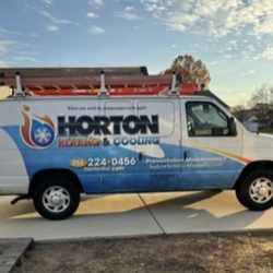 Horton Heating and Cooling - Van that tech will arrive in.