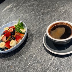Fineprint - Breakfast bowl and coffee
