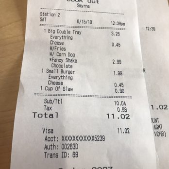 Cook Out - A lot of food for just 11 bucks! What a steal - Burgers Near Me - Smyrna, Tennessee