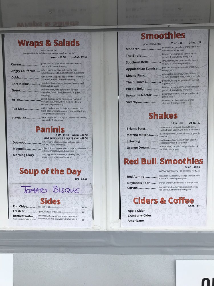 MONARCH GOURMET SMOOTHIES 2000 Merchants Dr, Knoxville, Tennessee