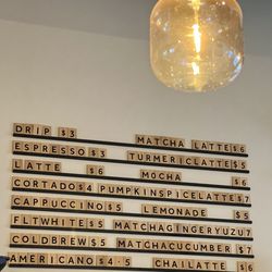 Early Bird Coffee & More - Drink menu