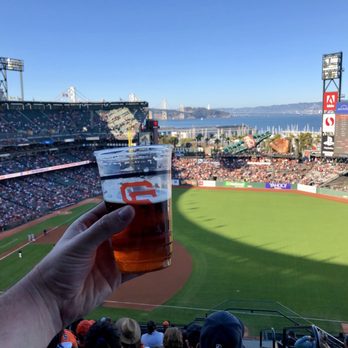 Oracle Park - Section 304. View is priceless. Sierra Nevada Pale Ale - Stadiums & Arenas Near Me - San Francisco, California
