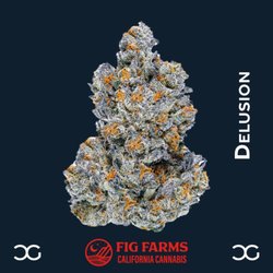 Cannabis Gram Dispensary Delivery - Delusion grown by Fig Farms Cultivation.