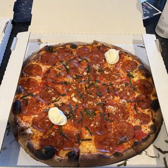 Coalfire Pizza - Pepperoni & Whipped Ricotta Pizza - Pizza Near Me - Chicago, Illinois