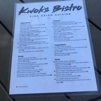 Kwok's Bistro - Menu - Chinese Near Me - Reno, Nevada