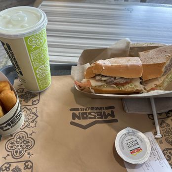 Meson Sandwiches - Boricua Steak Sandwich Combo - Coffee & Tea Near Me - Kissimmee, Florida Meson Sandwiches - Boricua Steak Sandwich Combo - Coffee & Tea Near Me - Kissimmee, Florida
