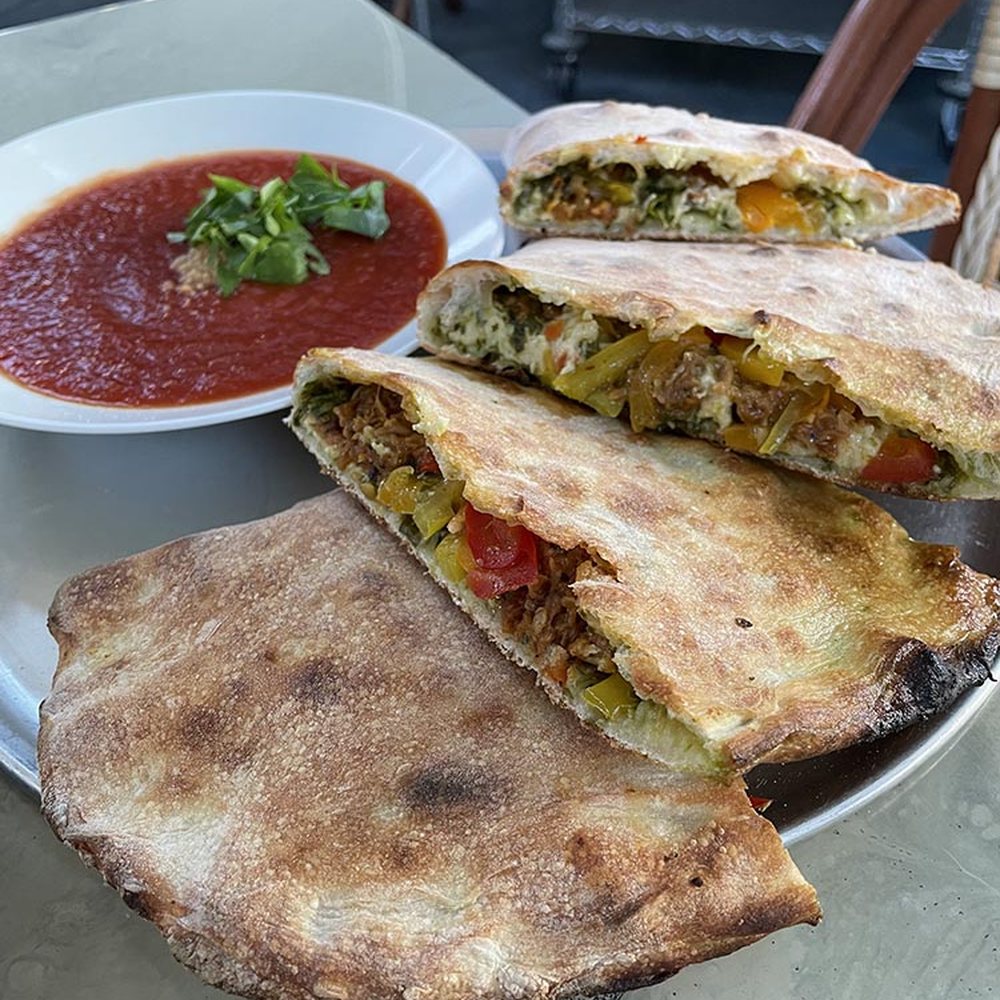 Floralia - Incredible Calzone - vegan dream - Italian Near Me - Honolulu, Hawaii
