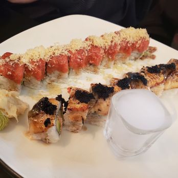 Swordfish - Red and Black Dragon - Sushi Bars Near Me - Batavia, Illinois