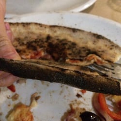 Ironbark Wood Fired Pizza & Italian Restaurant - Total burnt pizza